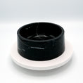 Load image into Gallery viewer, Marble food and drink bowl | Nero Marquina