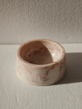 Load image into Gallery viewer, STUDIO ANIMAUX | Marble food and drink bowl | Cream Rose
