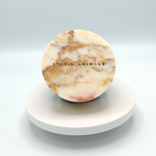 Marble food and drink bowl | Calacatta Gold