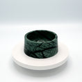 Load image into Gallery viewer, Marble food and drink bowl | Indian Dark Green
