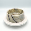 Load image into Gallery viewer, Marble food and drink bowl | Calacatta Viola

