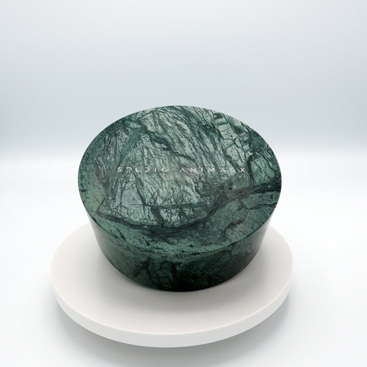 Marble food and drink bowl | Indian Dark Green
