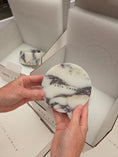 Load image into Gallery viewer, Marble food and drink bowl | Calacatta Viola
