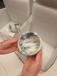 Load image into Gallery viewer, Marble food and drink bowl | Calacatta Viola
