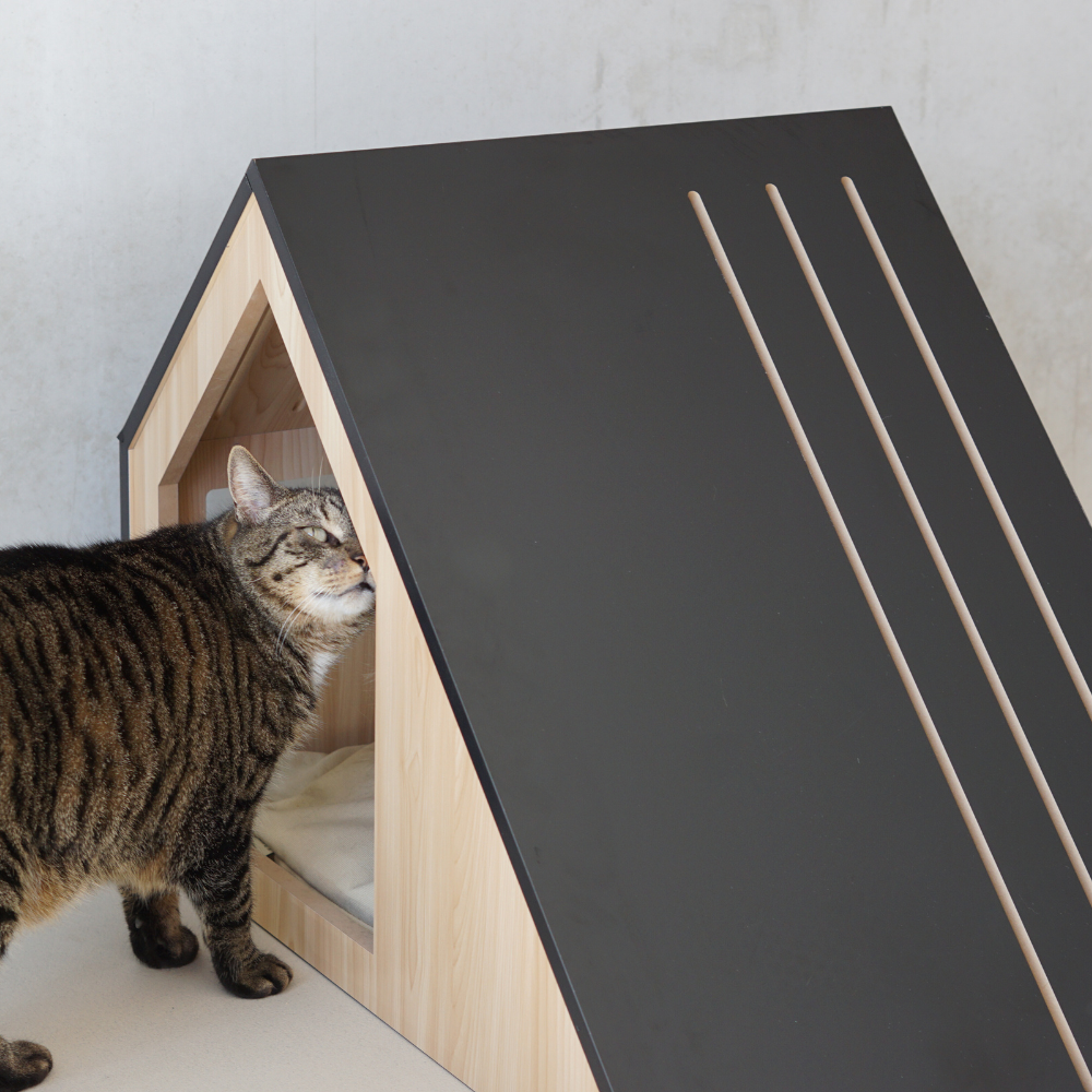 Kattenhuis hout - De Huisdiersuper Kattenhuis hout - De Huisdiersuper