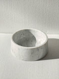 Load image into Gallery viewer, Marble food and drink bowl | Carrara White
