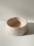 Load image into Gallery viewer, STUDIO ANIMAUX | Marble food and drink bowl | Cream Rose

