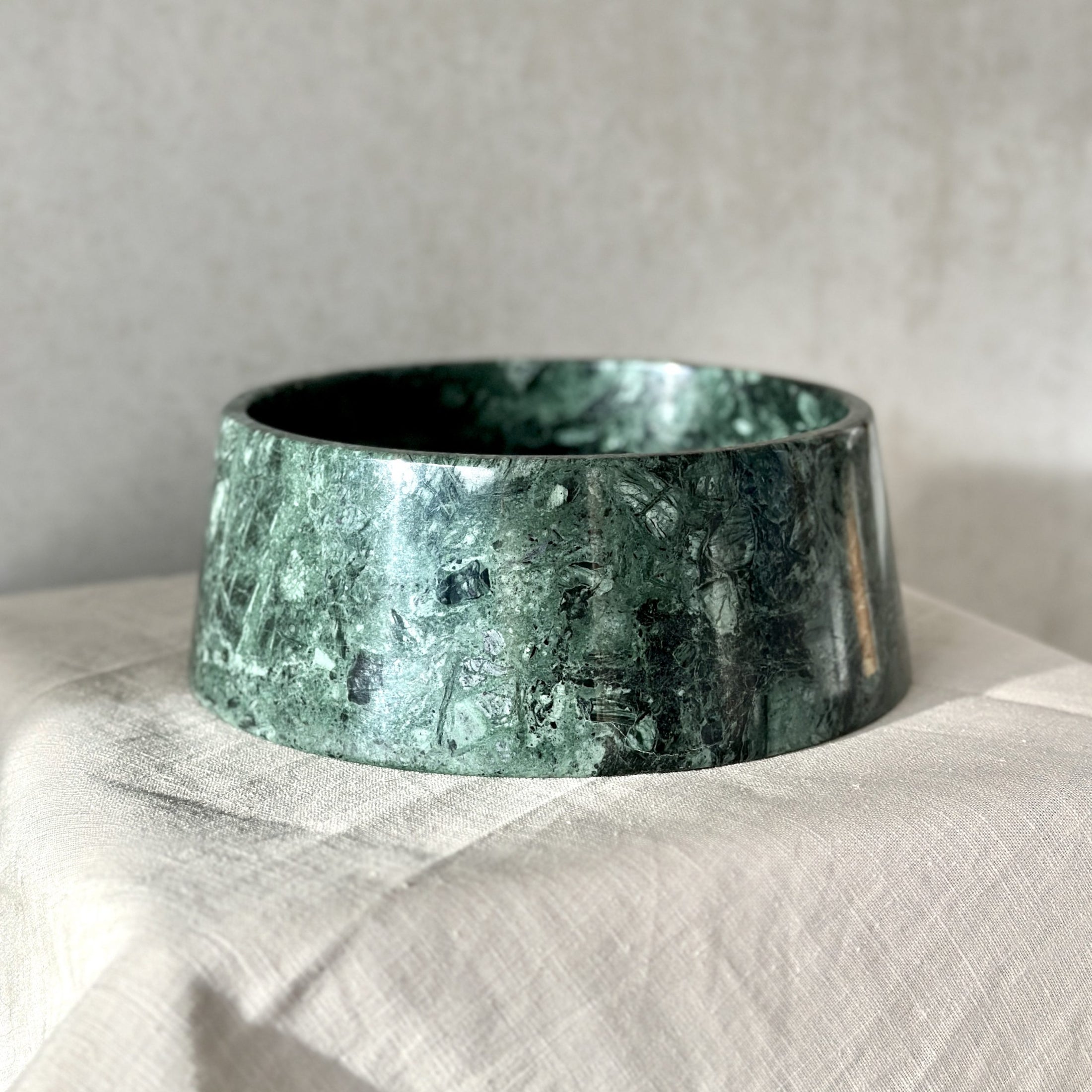 groene voerbak - marmer